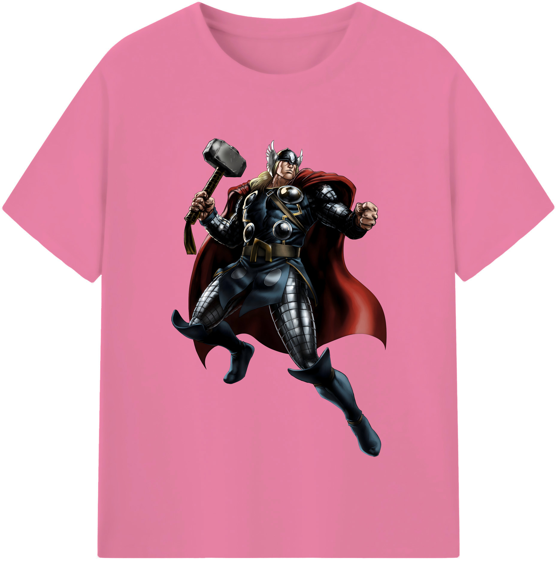 （画像用） アベンジャーズ The Avengers 綿100％半袖Tシャツ（フロントプリント）